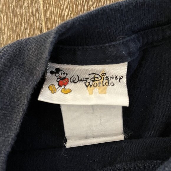 Vtg Walt Disney World Since 1971 Mickey Mouse T Shirt Blue Medium Short Sleeve - Picture 3 of 6